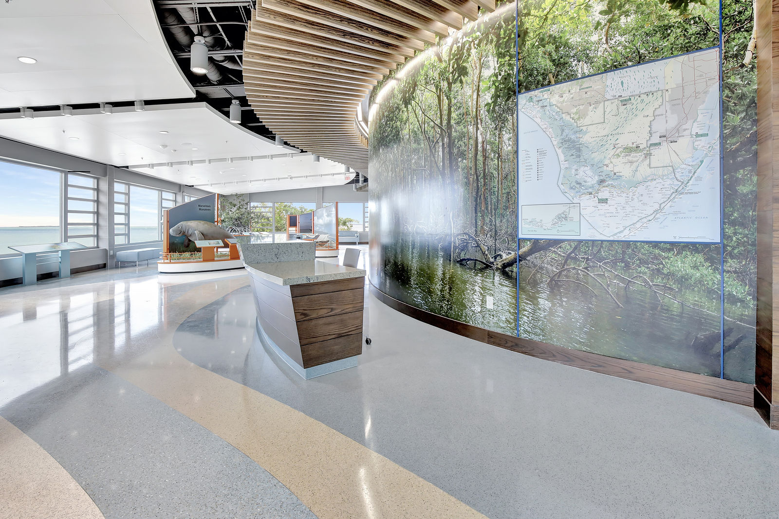 Flamingo Visitor Center Terrazzo Project